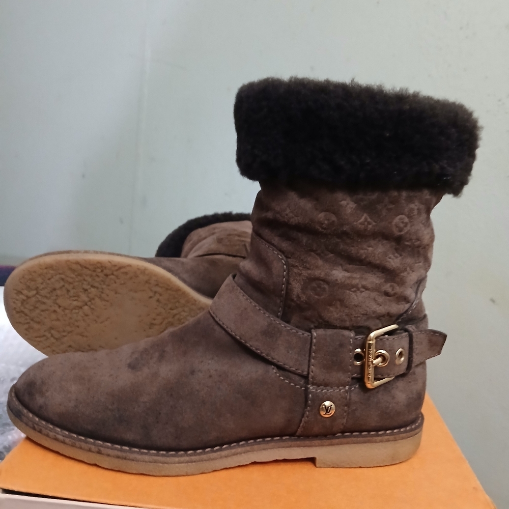 Authentiv Louis Vuitton Snowball Snow Boots/PreOwned/5 1/2-6 Good - Picture 9 of 17